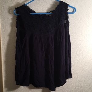Democracy Dark Blue Top Large